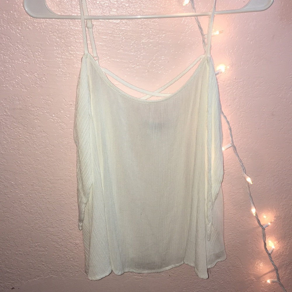 Loose spaghetti strap blouse